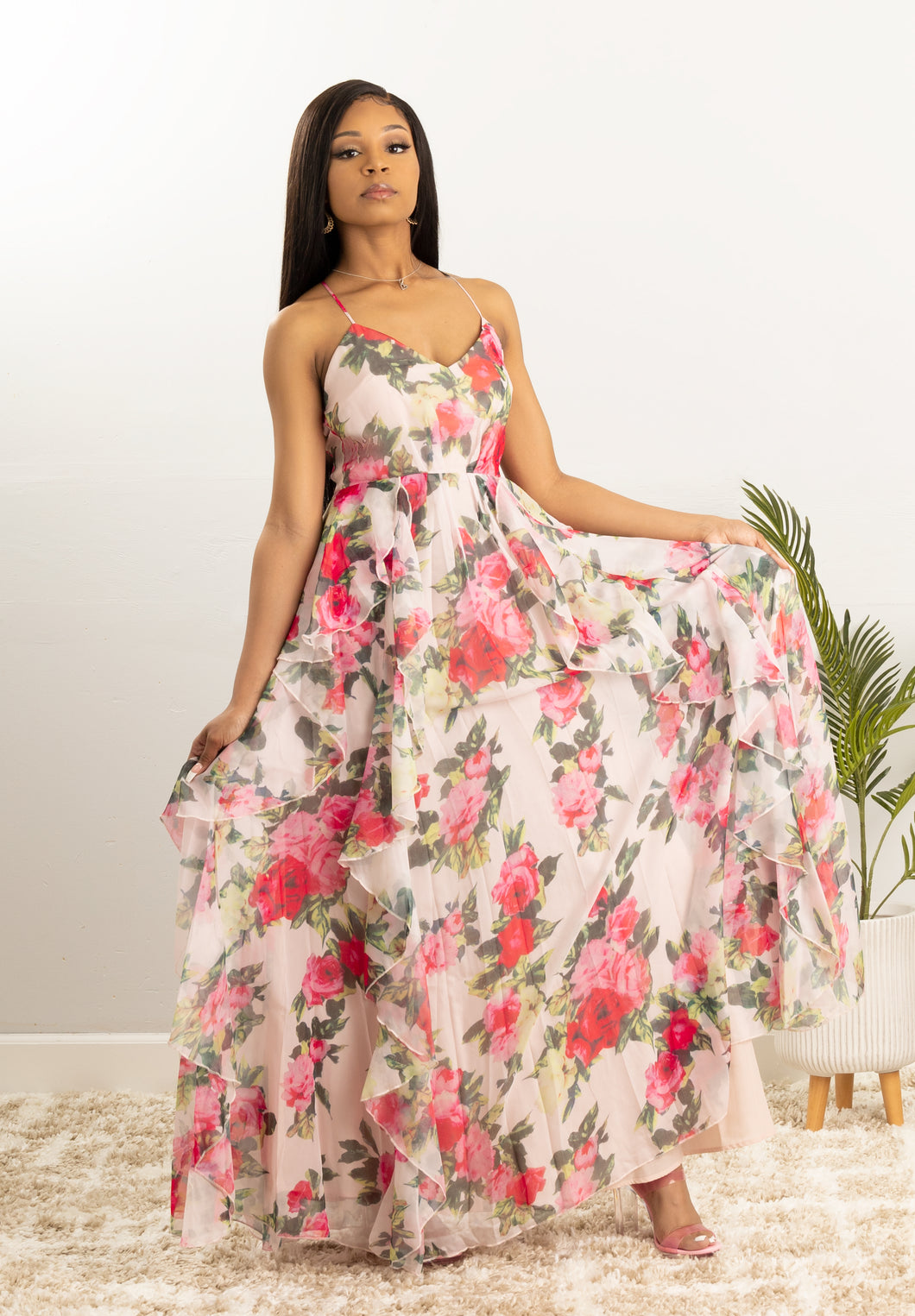 Rose Garden Tea-Party Dress